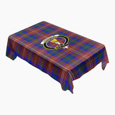 Chisholm Hunting Modern Tartan Crest Tablecloth